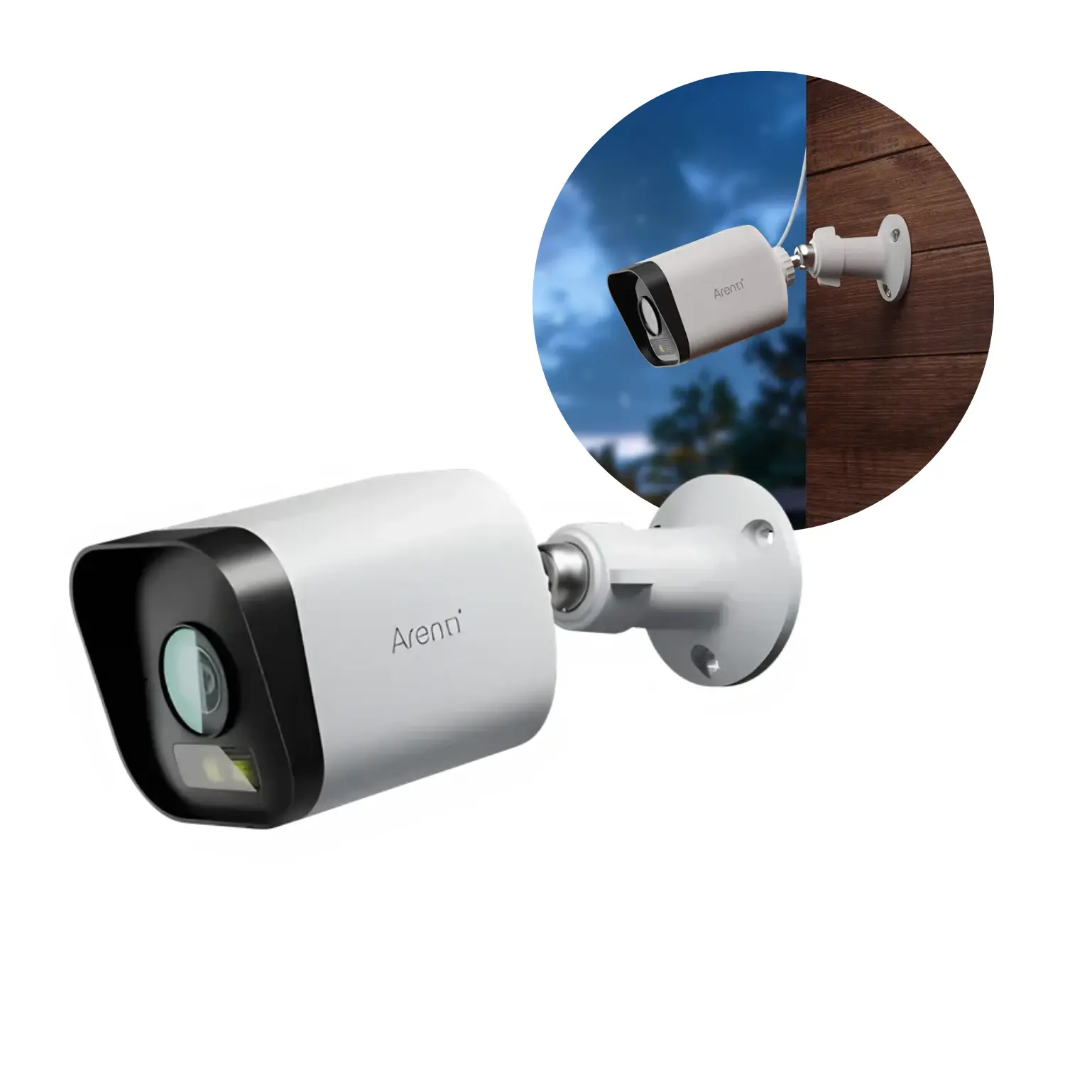 Overvågningskamera Udendørs - WiFi - 2.4 GHz - 2K UHD billede